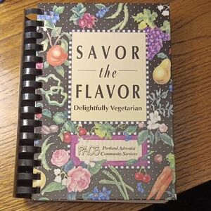 💜 3/$15💜Savor the Flavor Delightfully Vegetarian Cookbook